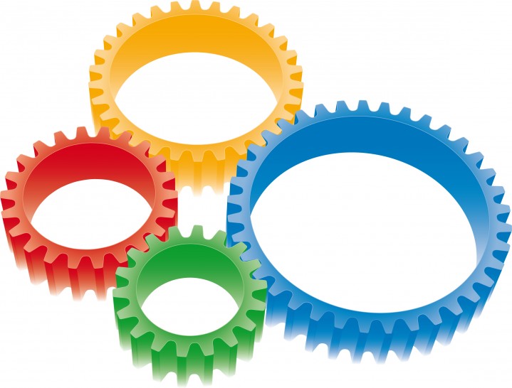 colorful gears